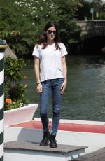 JENNIFER CARPENTER Arrives at Lido at 74th Venice Film Festival 08/31/2017