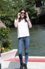 JENNIFER CARPENTER Arrives at Lido at 74th Venice Film Festival 08/31/2017