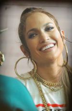 JENNIFER LOPEZ on the Set of Her New Music Video 