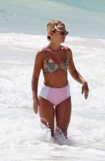 JESS WOODLEY in Bikini on the Beach in Tulum 09/27/2017
