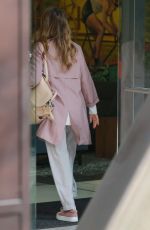 JESSICA ALBA Arrives at Honest Company in Playa Del Vista 09/20/2017