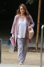 JESSICA ALBA Arrives at Honest Company in Playa Del Vista 09/20/2017