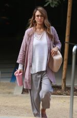 JESSICA ALBA Arrives at Honest Company in Playa Del Vista 09/20/2017