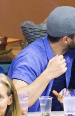 JESSICA BIEL and Justin Timberlake at Arthur Ashe Stadium in New York 09/02/2017