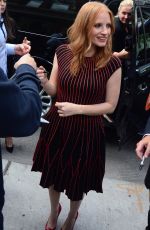 JESSICA CHASTAIN Arrives at a Press Conference at 2017 Toronto International Film Festival 09/08/2017