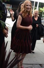 JESSICA CHASTAIN Arrives at a Press Conference at 2017 Toronto International Film Festival 09/08/2017