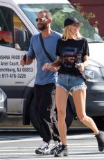JESSICA HART in Daisy Dukes Out in York 09/25/2017