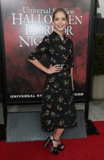 JESSICA ROTHE at Halloween Horror Nights Opening Night in Hollywood 09/15/2017