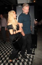 JESSICA SIMPSON and Her Husband Eric Johnson at Craig