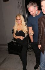 JESSICA SIMPSON and Her Husband Eric Johnson at Craig
