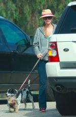 JOANNA KRUPA at Dog Park in Los Angeles 09/15/2017