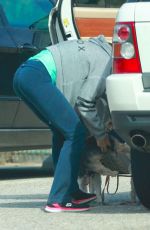 JOANNA KRUPA at Dog Park in Los Angeles 09/15/2017