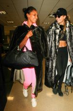 JOSEPHINE SKRIVER and JASMINE TOOKES at LAX Airport in Los Angeles 08/31/2017
