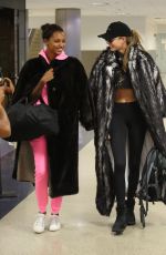 JOSEPHINE SKRIVER and JASMINE TOOKES at LAX Airport in Los Angeles 08/31/2017