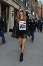 JOSEPHINE SKRIVER Out and About in London 09/18/2017