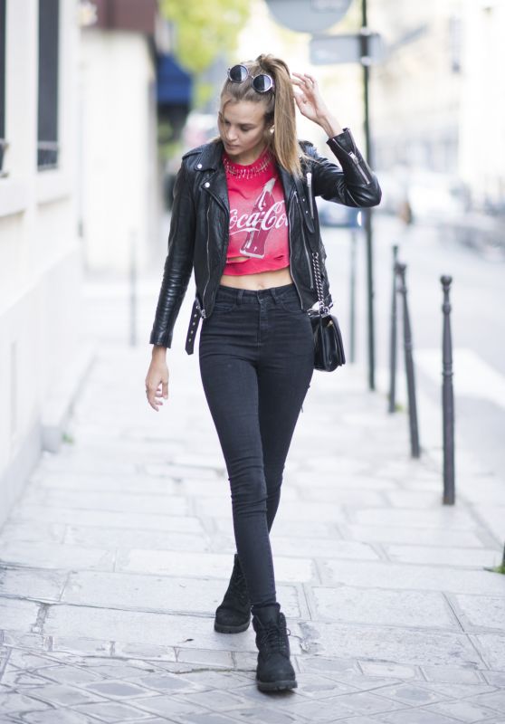 JOSEPHINE SKRIVER Out in Paris 09/27/2017