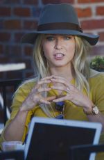JULIANNE HOUGH at Alfred Coffee & Kitchen in Los Angeles 09/25/2017
