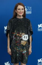 JULIANNE MOORE at Suburbicon Photocall at 74th Venice International Film Festival 09/02/2017
