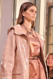 KAIA GERBER at Bottega Veneta Fashion Show in Milan 09/23/2017