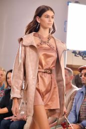 KAIA GERBER at Bottega Veneta Fashion Show in Milan 09/23/2017