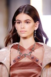 KAIA GERBER at Bottega Veneta Fashion Show in Milan 09/23/2017