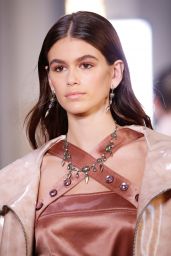 KAIA GERBER at Bottega Veneta Fashion Show in Milan 09/23/2017
