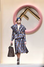 KAIA GERBER at Fendi Fashion Show at Milan Fashion Week 09/21/2017
