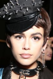 KAIA GERBER at Moschino Fashion Show in Milan 09/21/2017