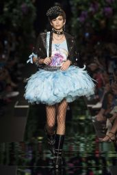 KAIA GERBER at Moschino Fashion Show in Milan 09/21/2017