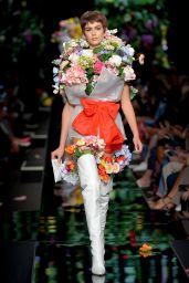KAIA GERBER at Moschino Fashion Show in Milan 09/21/2017
