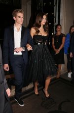KAIA GERBER at Omega Her Time Exhibition Launch Party in Paris 09/29/2017