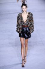 KAIA GERBER at Saint Laurent Fashion Show at Paris Fashion Week 09/26/2017