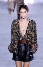KAIA GERBER at Saint Laurent Fashion Show at Paris Fashion Week 09/26/2017