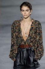 KAIA GERBER at Saint Laurent Fashion Show at Paris Fashion Week 09/26/2017