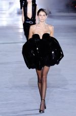 KAIA GERBER at Saint Laurent Fashion Show at Paris Fashion Week 09/26/2017
