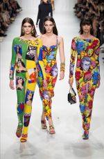 KAIA GERBER at Versace Fashion Show at Milan 09/22/2017