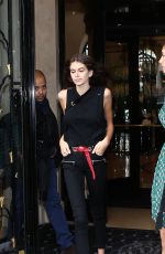 KAIA GERBER Leaves George V Hotel in Paris 09/27/2017