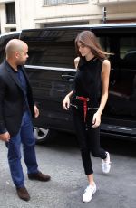 KAIA GERBER Leaves George V Hotel in Paris 09/27/2017