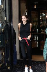 KAIA GERBER Leaves George V Hotel in Paris 09/27/2017