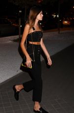 KAIA GERBER Night Out in Paris 09/25/2017