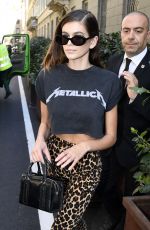 KAIA GERBER Out and About in Milan 09/21/2017