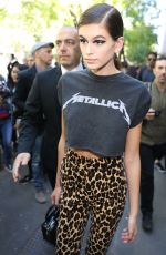 KAIA GERBER Out and About in Milan 09/21/2017