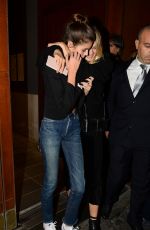 KAIA GERBER Out for Dinner in Milan 09/23/2017