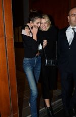 KAIA GERBER Out for Dinner in Milan 09/23/2017