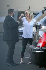 KALEY CUOCO Leaves Jimmy Kimmel Live in Los Angeles 09/28/2017