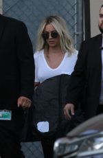 KALEY CUOCO Leaves Jimmy Kimmel Live in Los Angeles 09/28/2017