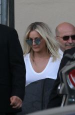KALEY CUOCO Leaves Jimmy Kimmel Live in Los Angeles 09/28/2017