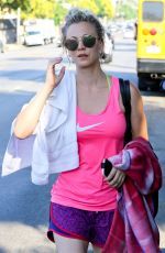 KALEY CUOCO Leaves Yoga Class in Sherman Oaks 09/05/2017