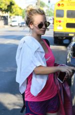 KALEY CUOCO Leaves Yoga Class in Sherman Oaks 09/05/2017