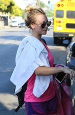 KALEY CUOCO Leaves Yoga Class in Sherman Oaks 09/05/2017